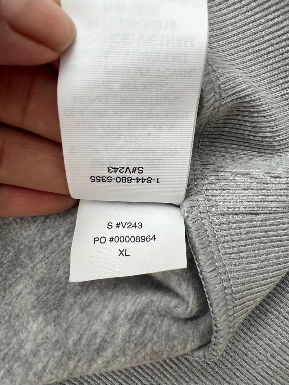 Vuori Heather Gray Full-Zip Hooded Sweater